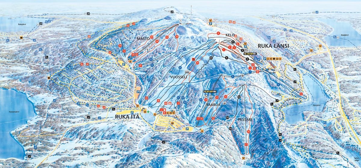 რუკა ruka ფინეთი